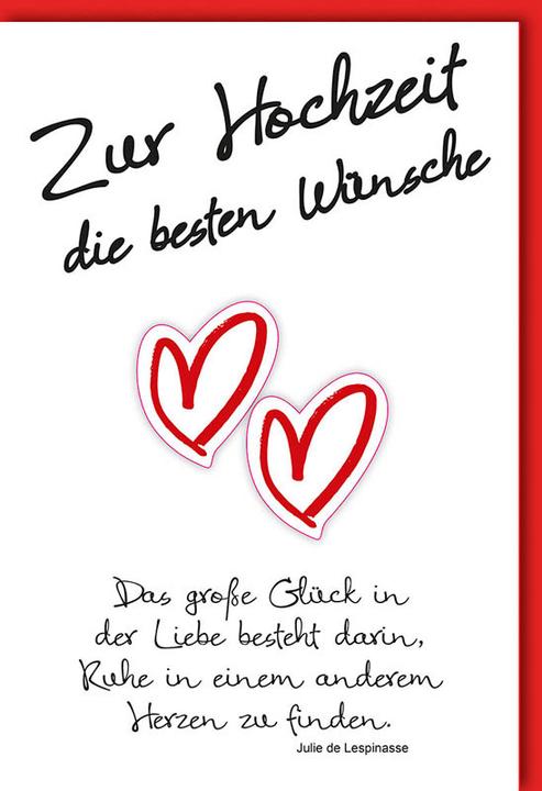 Produktbild Braun + Company Vermählungskarte Zur Hochzeit (1 Stk.)