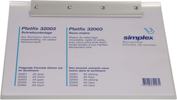 Image du produit Simplex Sous-main Platfix (21 x 29,5 cm)