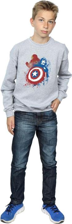 Produktbild Captain America Civil War Painted Vs Iron Man Sweatshirt Jungen (152, 158)