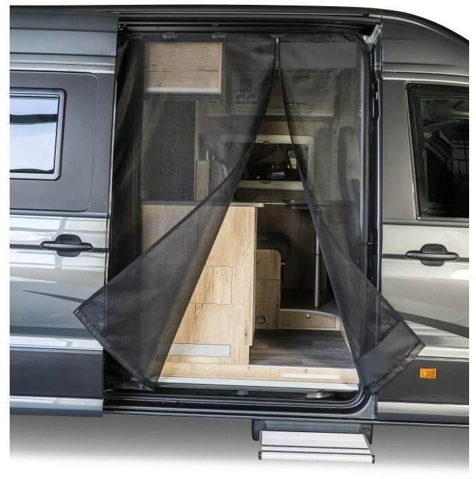 Actual product image VanQuito Mosquito net with sliding doors, right