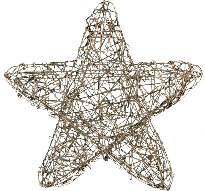 Image du produit Star Trading Étoile lumineuse d'extérieur LED 'Sven', faite à la main, or, Ø 63cm