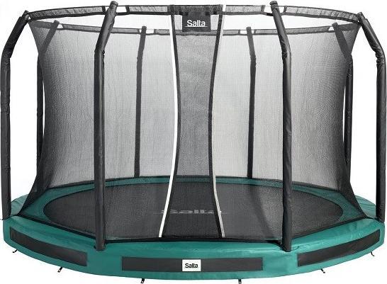 Actual product image Salta Premium Ground - inground trampoline met veiligheidsnet - 396 cm - Groen (396 cm)