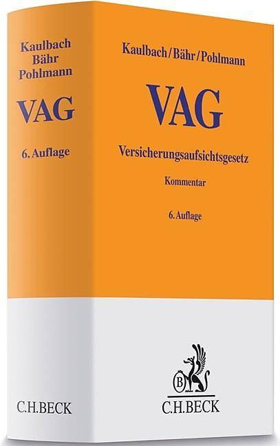 Produktbild Versicherungsaufsichtsgesetz - VAG - (Deutsch, Petra Pohlmann, 2018)