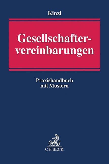 Immagine prodotto Gesellschaftervereinbarungen (Tedesco, Ulrich-Peter Kinzl, 2020)