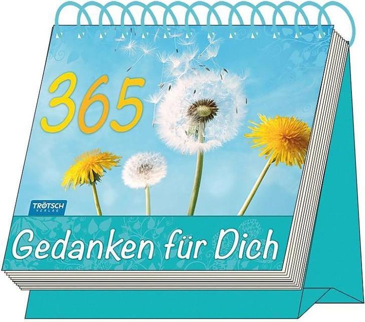 Aufstellkalender "365 Gedanken für Dich" (Quer, Deutsch)