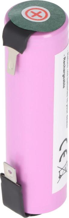 Immagine prodotto AccuCell Batteria 18650 con linguette di saldatura per attrezzi da giardino Li-ion, 3,7V, 2600mAh