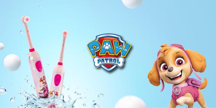 Image du produit Huslog Brosse à dents oscillante pour enfants Paw Patrol MOTO rose (Brosse à dents oscillo-rotative)