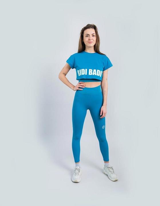 Image du produit Bidi Badu Abdominis Crop Move T-shirt - pétrole (L)