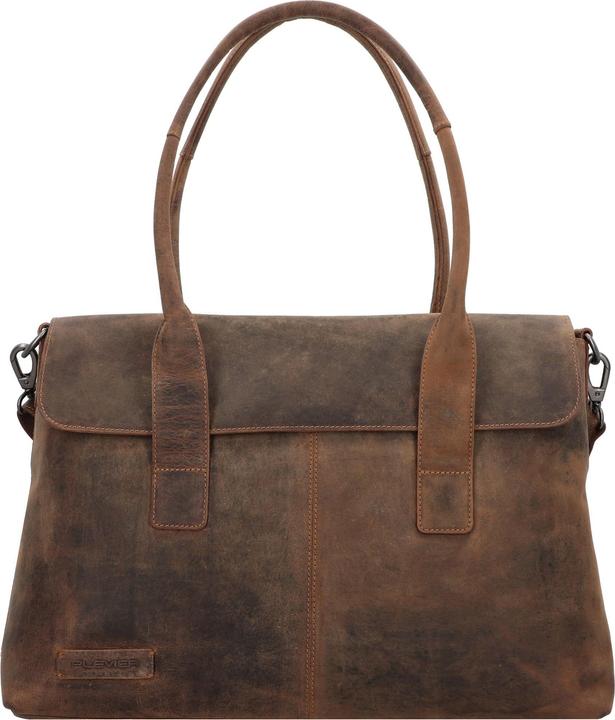 Plevier Lamarr schoudertas 15.6 inch bruin.