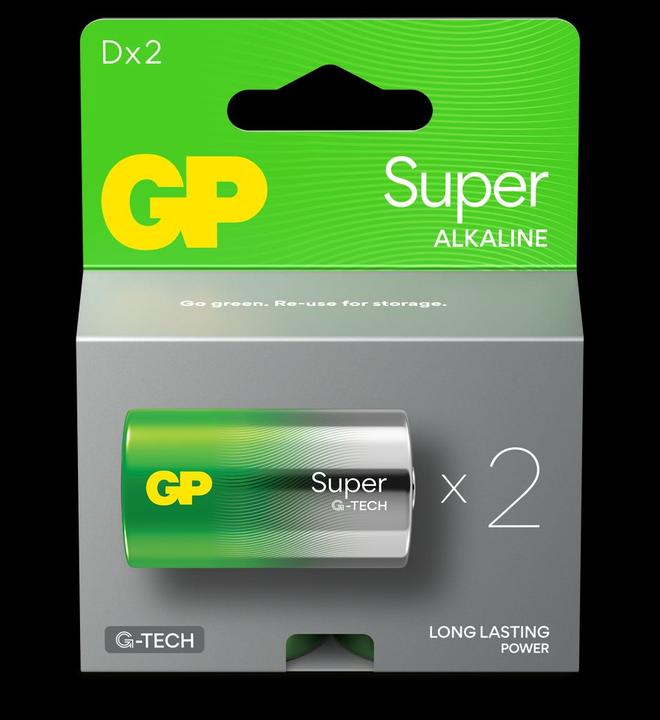 Produktbild GP Batteries Super (1 Stk., D)
