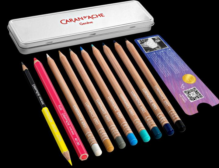 Actual product image Caran d'Ache Luminance 6901 Oliver Jeffers Sonderedition (Multicoloured, 10 x)
