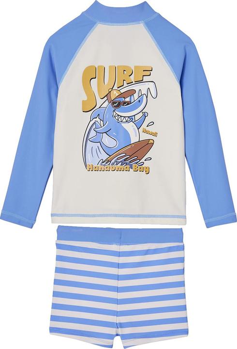 Vertbaudet Jungen Strand-Set: UV-Badeshirt & Shorts