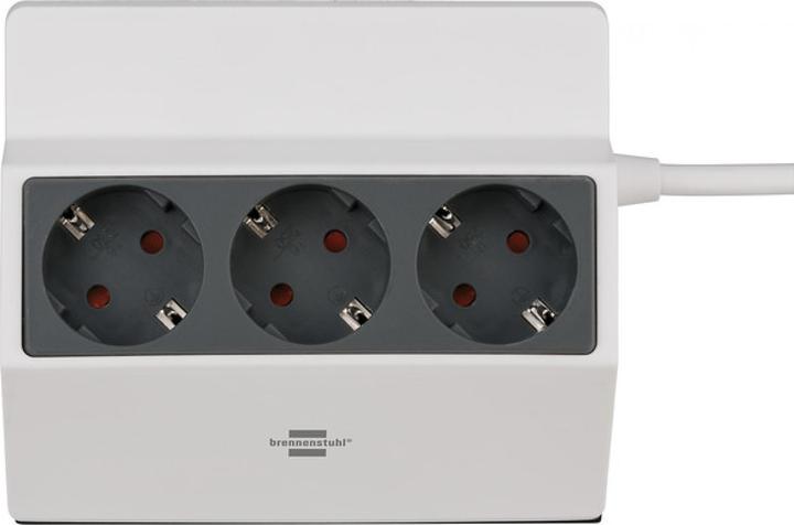 Image du produit Brennenstuhl Prise multiple ws/anth (3 x, CEE 7/3, 3 m)