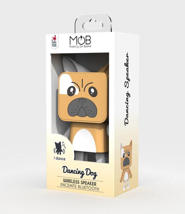 Immagine prodotto Mobility on Board Animale danzante altoparlante Bulldog (4 h, Batteria ricaricabile)