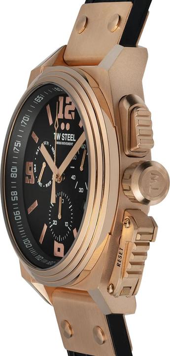 Produktbild TW-Steel TW1115 Canteen Chronograph Herrenuhr 46mm 10ATM (Chronograph, 46 mm)