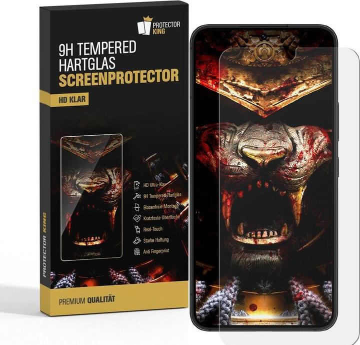 Produktbild Protectorking 6x 3D A++ echtes Tempered 9H Panzerhartglas KLAR (6 Stück, Samsung Galaxy S21+)