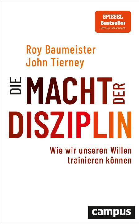 Actual product image Die Macht der Disziplin (German, John Tierney, 2022)