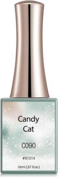 Canni Gellack Candy Cat C090 UV/LED (Candy Cat Grün, Gel-Effekt Nagellack)