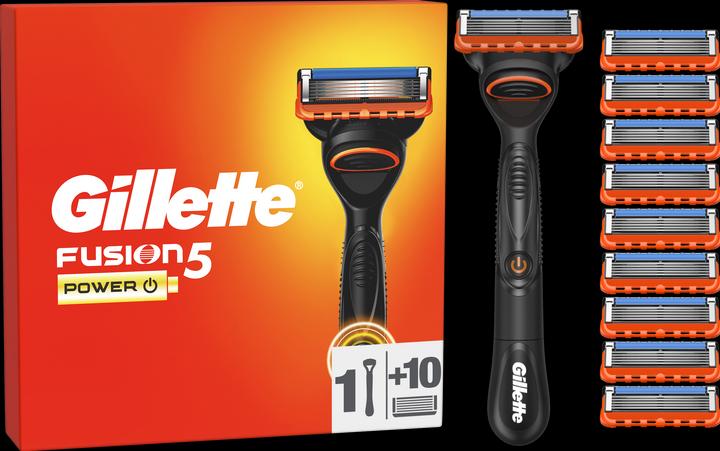 Gillette FUSION Power, 10 blades + handle