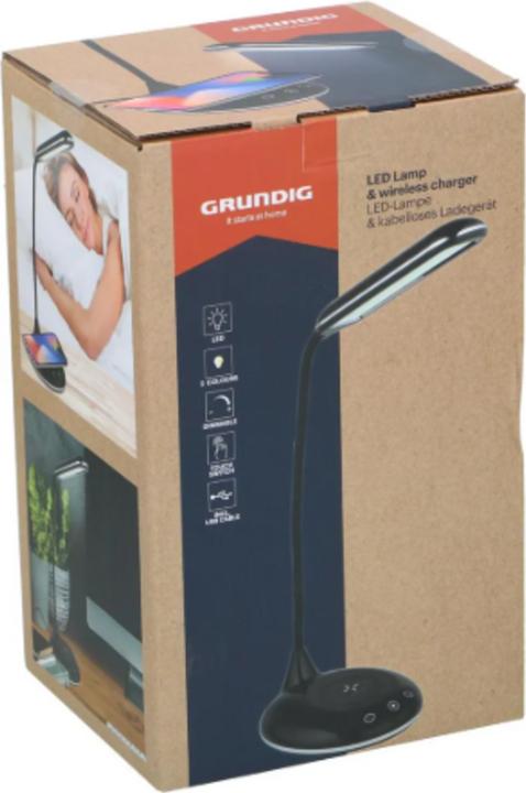 Productafbeelding Grundig Lamp & draadloze oplader USB (800 lm)