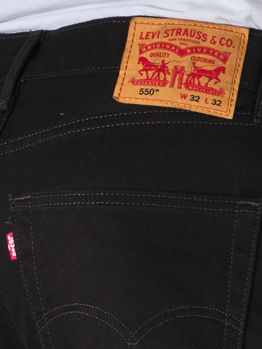 Actual product image Levis 550 Jeans Relaxed Fit black (W31/L32)