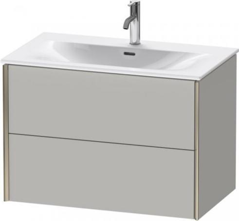 Actual product image Duravit Durait XViu 4134 Vanity unit wall-mounted, 2 drawers, for washbasin Viu 234483, 810x480 mm (81 x 48 x 56 cm)