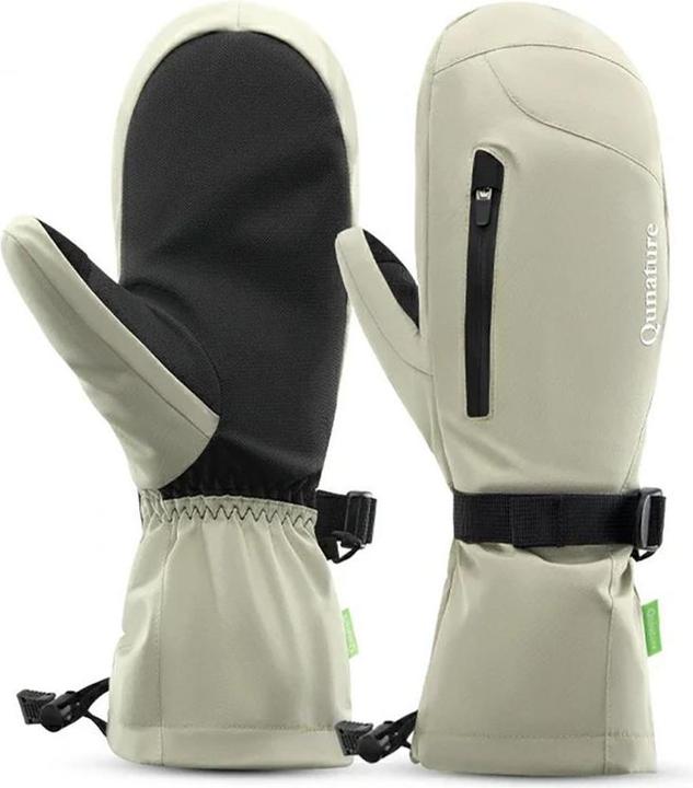 Actual product image Dakine The others Qunature Qunature Full Length Ski Gloves Size L - Light Brown (L)