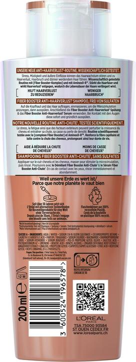 Image du produit L'Oréal Paris Booster de fibre Elseve (200 ml, Shampoing liquide)