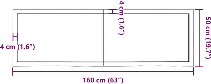 Immagine prodotto VidaXL Gianna (160 x 50 x 4 cm)