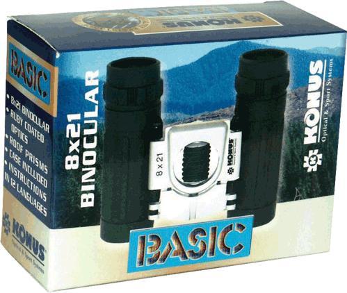 Actual product image Konus Binoculars Basic 8x21 (8 x, 21 mm)