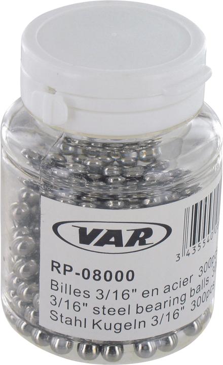 VAR Stahlkugeln 3/16" (4.76mm) Fläschen à 300 Stk.
