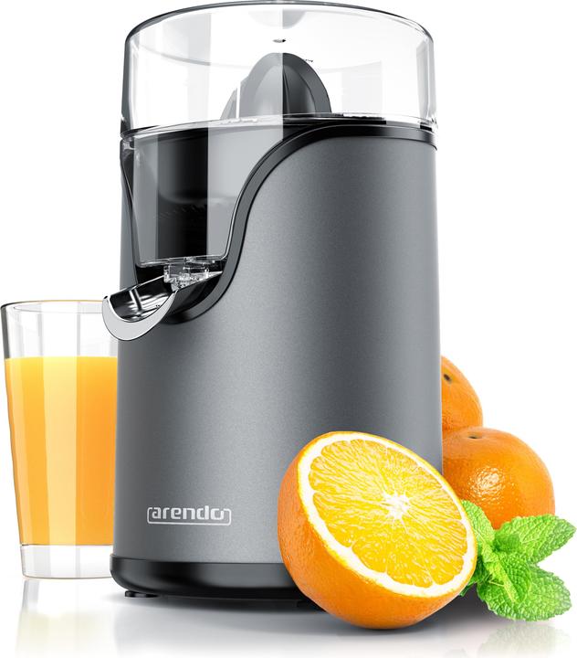 Produktbild Arendo Edelstahl Zitruspresse elektrisch - 100 Watt - Zitronenpresse Orangenpresse Limettenpresse, BPA frei