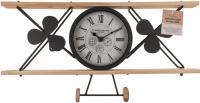 Produktbild Ootb Flugzeug-Uhr, Vintage Look, aus schwarzem