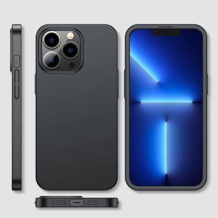 Actual product image Joyroom 360 Full Case front and back cover for iPhone 13 Pro + tempered glass screen protector black (1 Piece, Apple iPhone 13 Pro)
