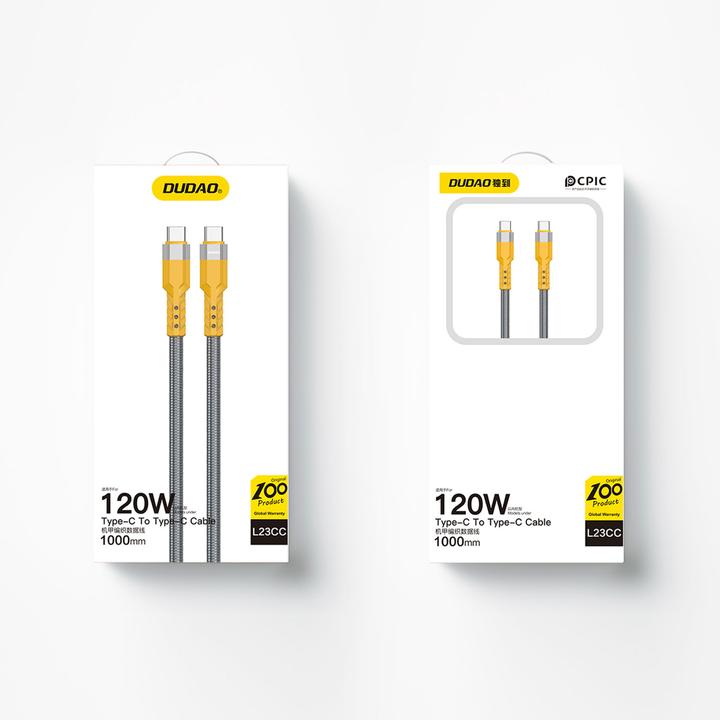 Actual product image Dudao 120W USB-C - USB-C cable (1 m, USB 2.0)