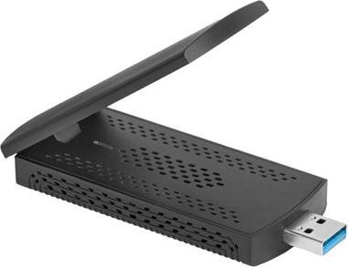 Immagine prodotto Lanberg BEZPRZEWODOWA KARTA SIECIOWA WIFI NC-3000-WI USB 3.0 AX3000 TRI-BAND 2 WEWNĘTRZNE ANTENY