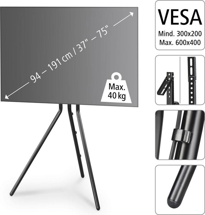 Produktbild Hama Staffelei Design (Universal, 40.16", 40 kg)