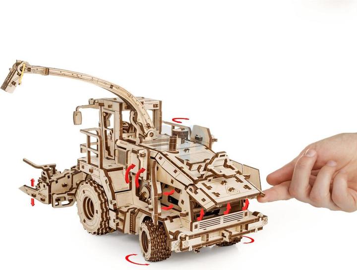 Produktbild Eco Wood Art 3D Holz Modellbausatz - Silohäcksler (Havester Forage) Gomeslmash FS80 Pro