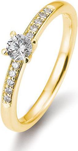 Actual product image Breuning Pavé engagement ring (56, 585/14 K Gold)