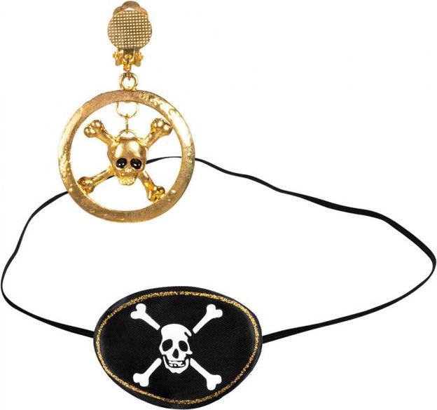 Image du produit Boland Bandeau pirate avec boucle d'oreille