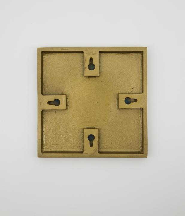 Actual product image House Doctor Wall object, HDList, antique gold (20 x 20 x 1.5 cm)