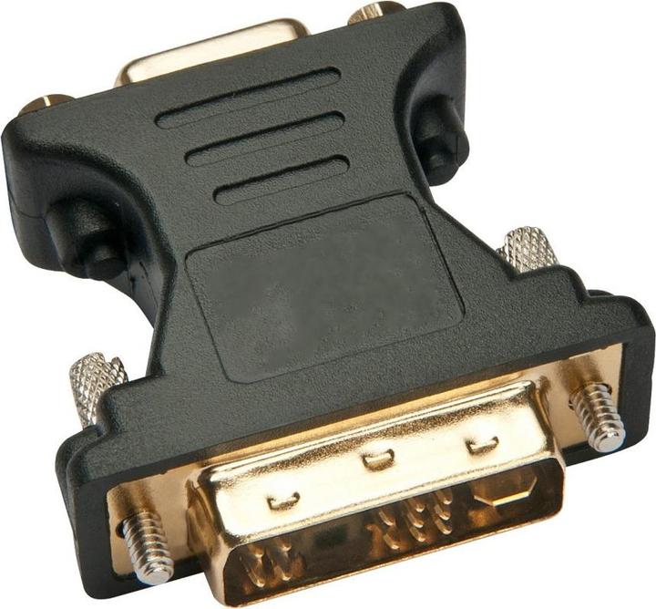 Image du produit Techly Adaptateur DVI-A mâle vers VGA femelle, noir (VGA, DVI)