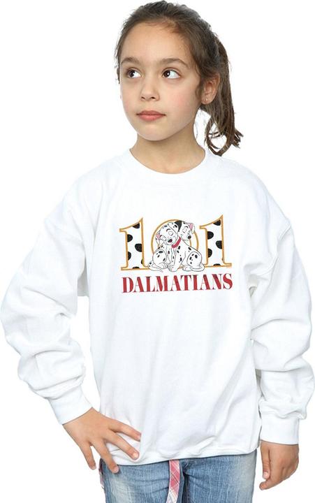 Actual product image Disney Girls 101 Dalmatians Puppy Hug Sweatshirt (140, 146)
