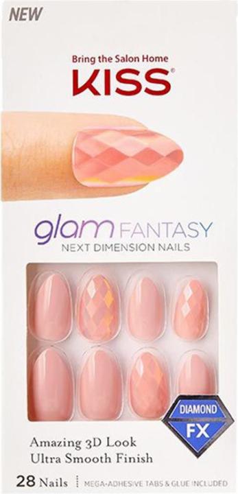 Produktbild KISS Glam Fantasy Special FX Nails - Higher Love (Nagelutensil, Pink)