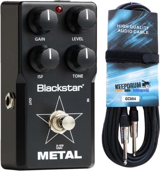 Blackstar LT-Metal Effect Pedal with Guitar Cable 6m (Guitar)