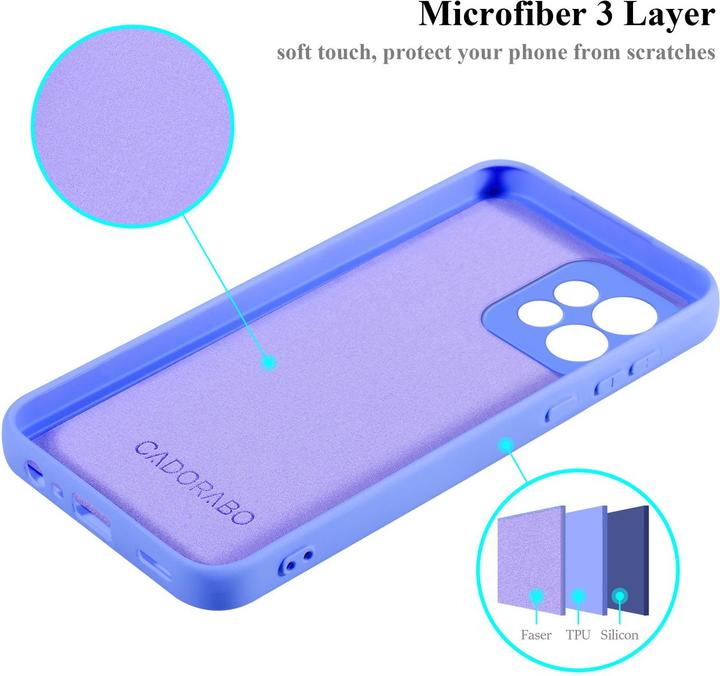 Actual product image Cadorabo Case for Motorola Edge 40 Pro TPU in liquid protection silicone design (Motorola Edge 40 Pro)