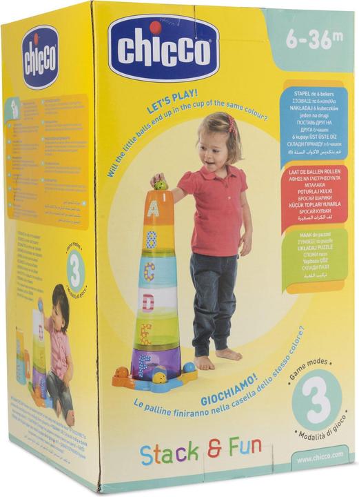 Actual product image Chicco 2 in 1 stacking cup