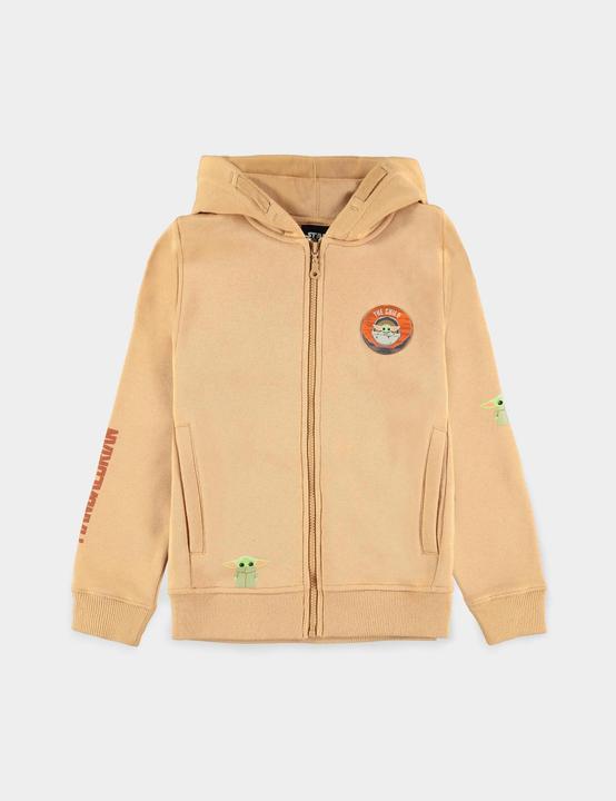 Actual product image The Mandalorian The Child Girls Zipped Hoodie (122)