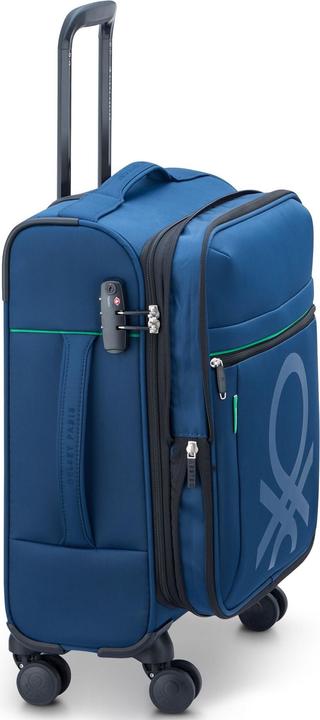 Produktbild Delsey ParisxUnited Colors of Benetton Color Block 4 Rollen Kabinentrolley S 55 cm mit Dehnfalte (43 l, Handgepäck (bis 50l))