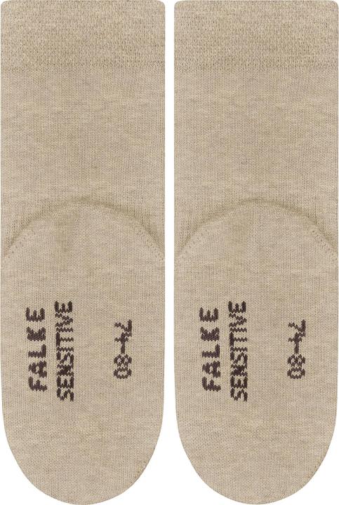 Image du produit Falke Sensitive (Lot de 3) Chaussettes bébés, couleur 4650 sand mel., taille 74-80 (Une unité par pack, 74/80)
